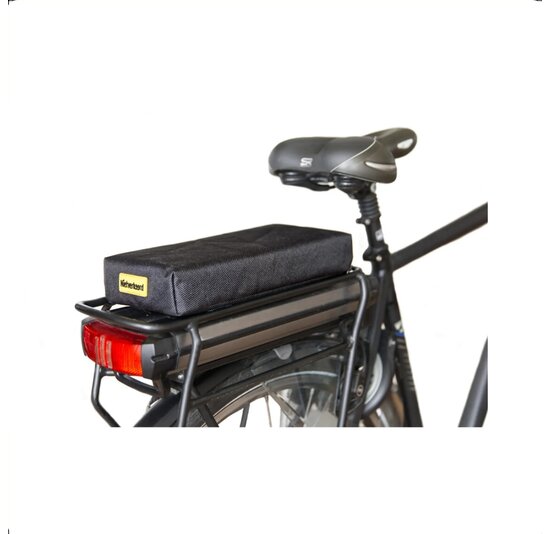 NietVerkeerd Bagagedragerkussen - Zwart