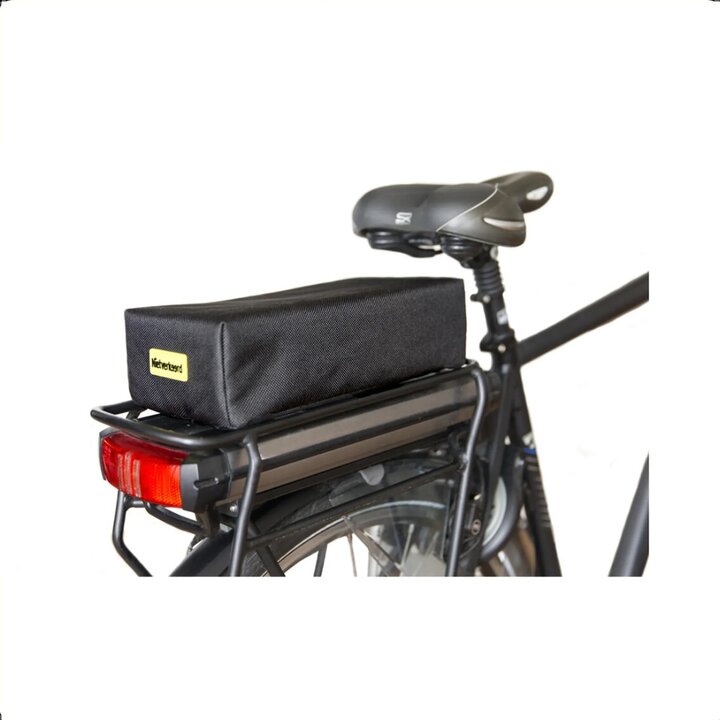 NietVerkeerd Bagagedragerkussen Dikke Pakkerd - Extra Dik - Zwart