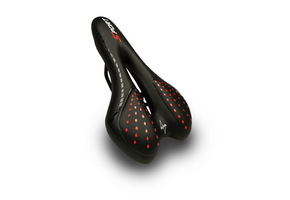 Voltano Sport Trekking Fietszadel – Zwart / Rood