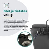 Voltano Luxe Fietstas Slot - Hangslot / Cijferslot - Zwart