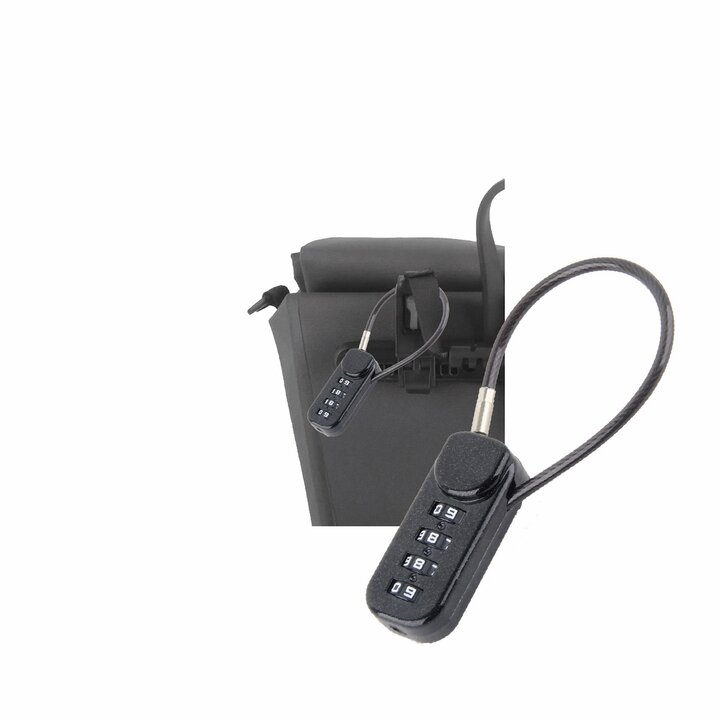 Voltano Luxe Fietstas Slot - Hangslot / Cijferslot - Zwart