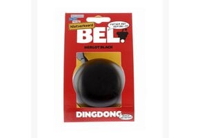 NietVerkeerd Fietsbel Ding-Dong - 80 MM - Zwart