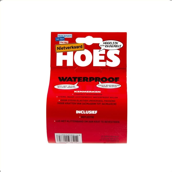 NietVerkeerd Universele Krathoes - Zwart - 42x33 CM