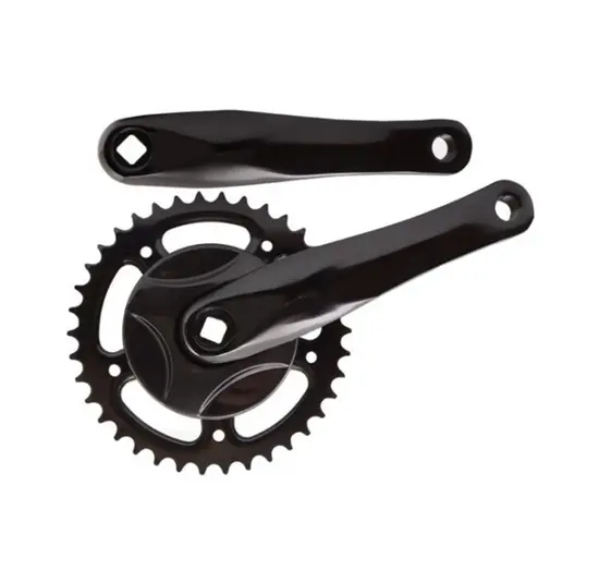 Falkx Crankstel – 38 Tands – Zwart