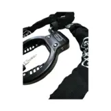 Falkx Strong Basterd Ringslot Met Insteekketting Set - Zwart