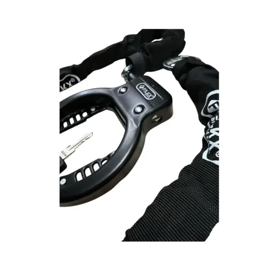 Falkx Strong Basterd Ringslot Met Insteekketting Set - Zwart