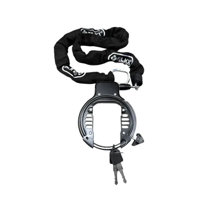 Falkx Strong Basterd Ringslot Met Insteekketting Set - Zwart