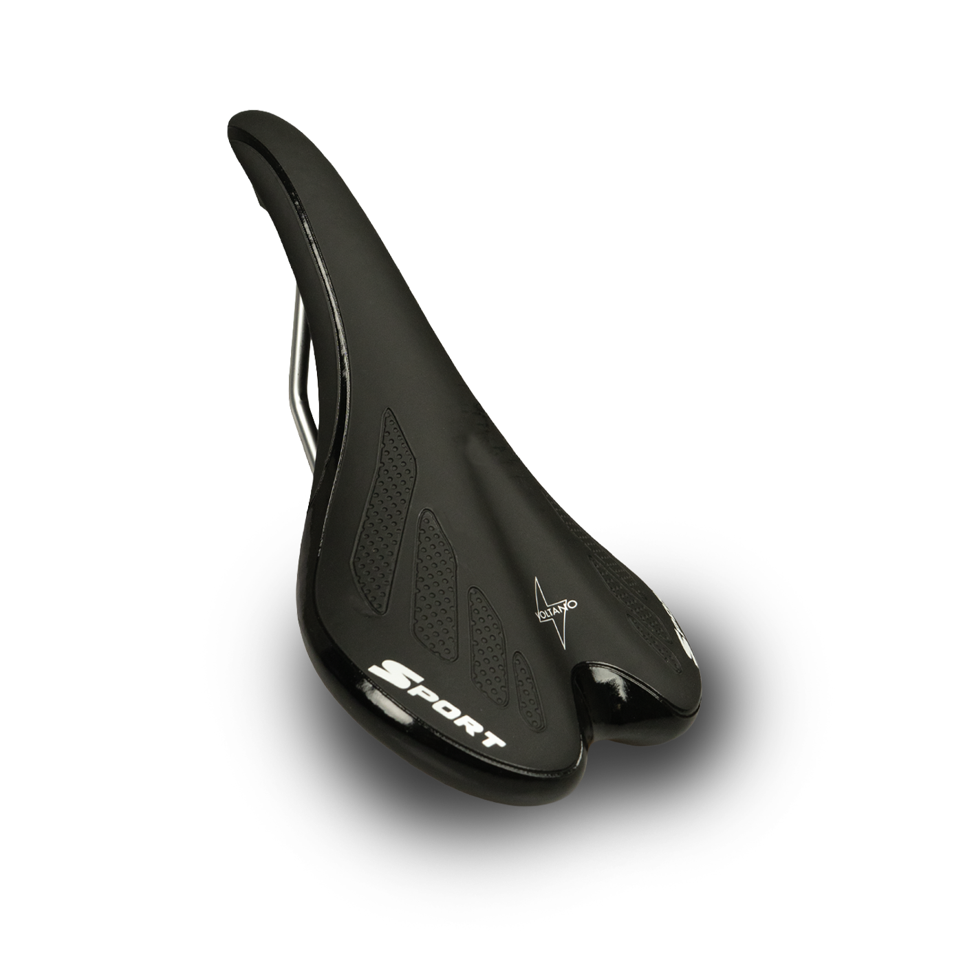 Voltano Voltano Race / MTB Fietszadel – Unisex – Zwart