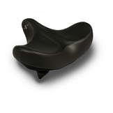 Voltano City XXXL Fietszadel - Unisex - Extra Breed Fietszadel - Zwart