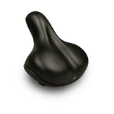 Voltano Fietszadel - Zwart - Stadszadel - Inclusief Zadelstrop
