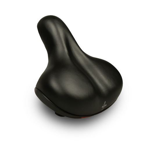 Voltano Fietszadel - Zwart - Stadszadel - Inclusief Zadelstrop