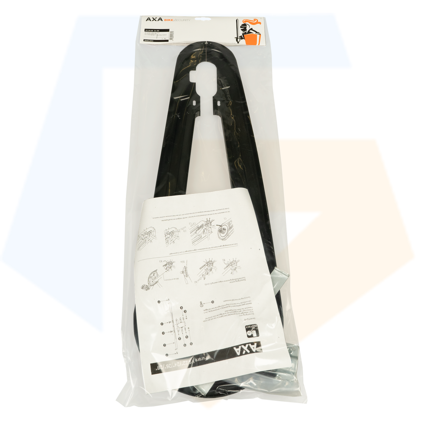 AXA Voorzetscherm Kettingkast - Zwart - 26 t/m 28''