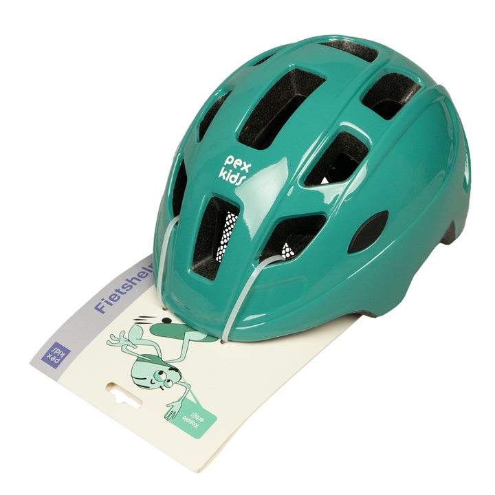 PexKids Kinder Fietshelm Turquoise