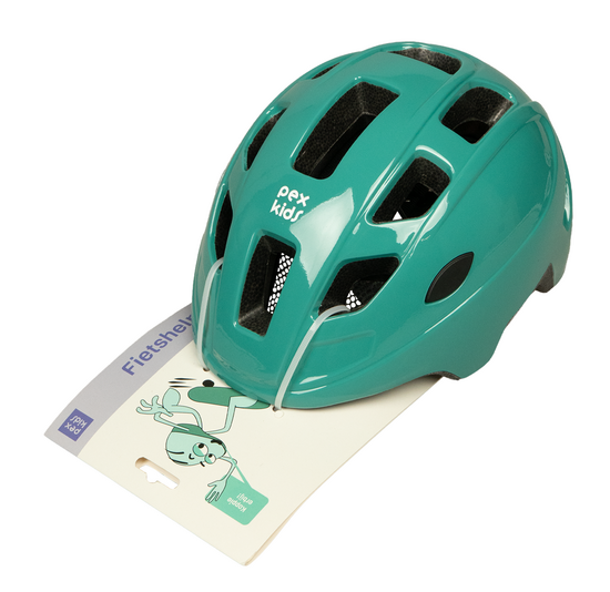 PexKids Kinder Fietshelm Turquoise