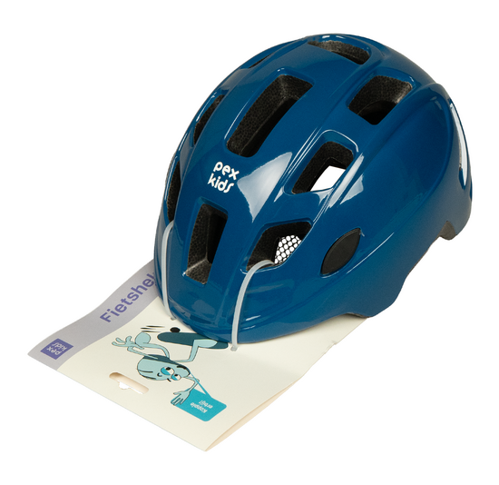 PexKids Kinder Fietshelm Blauw