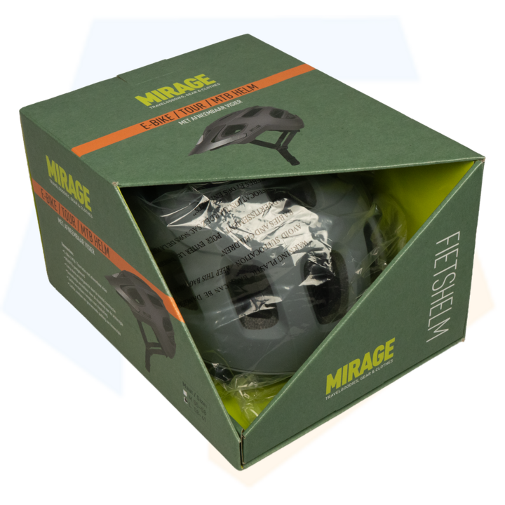 Mirage MTB / Tour / Speed Pedelec Fietshelm - Mat Grijs