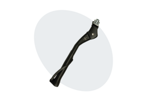 Voltano Enkele Fietsstandaard Verstelbaar - Zwart - 24'' t/m 28'' - 18 MM Montage