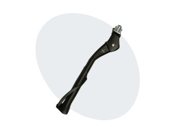 Voltano Enkele Fietsstandaard Verstelbaar - Zwart - 24'' t/m 28'' - 18 MM Montage