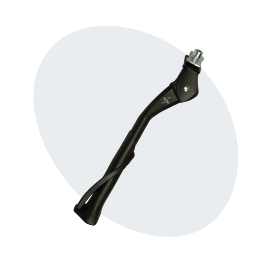 Voltano Enkele Fietsstandaard Verstelbaar - Zwart - 24'' t/m 28'' - 18 MM Montage