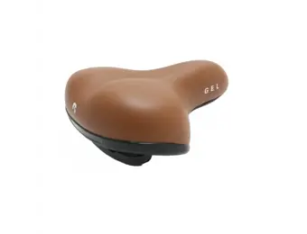 Selle Comfort Kwaliteitszadel - Fietszadel Bruin - Gel Memory