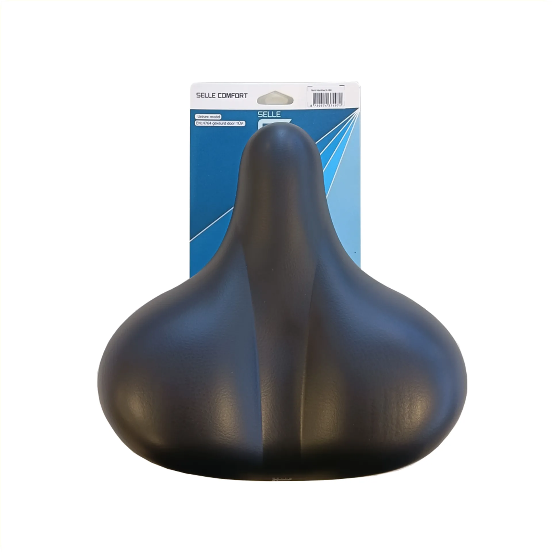 Selle Comfort Fietszadel Heavy Duty - Zwart