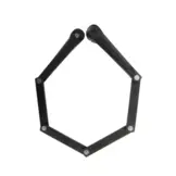 Axa Fold Ultra 90 Vouwslot - ART 2 - Zwart