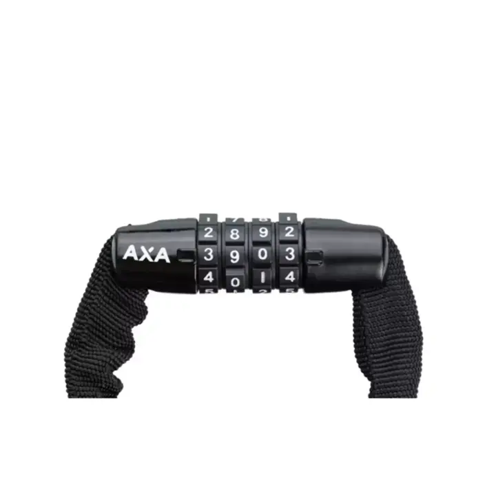 Axa Rigid RCC Kettingslot - Met Cijfercode - 120 CM - Zwart