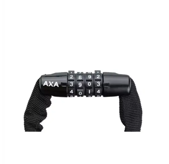 Axa Rigid RCC Kettingslot - Met Cijfercode - 120 CM - Zwart
