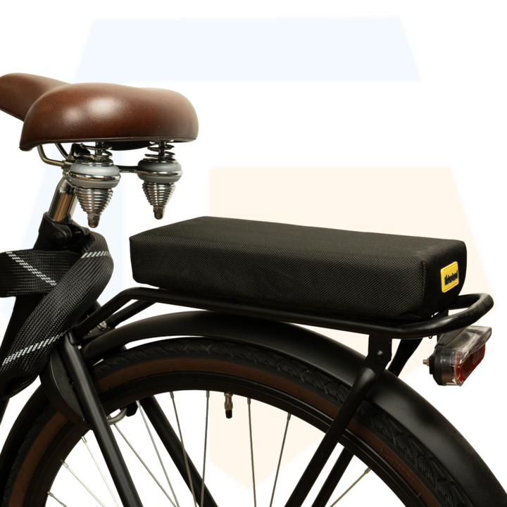 NietVerkeerd Bagagedragerkussen - Zwart