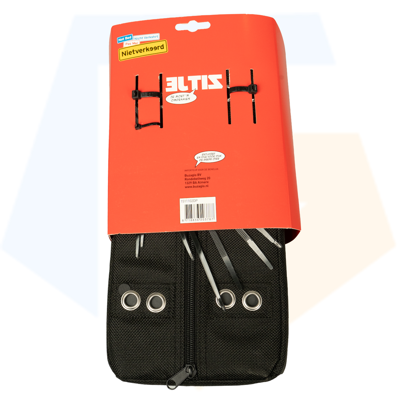 NietVerkeerd Bagagedragerkussen Dikke Pakkerd - Extra Dik - Zwart