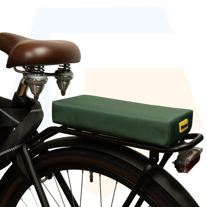 NietVerkeerd Bagagedragerkussen - Donkergroen