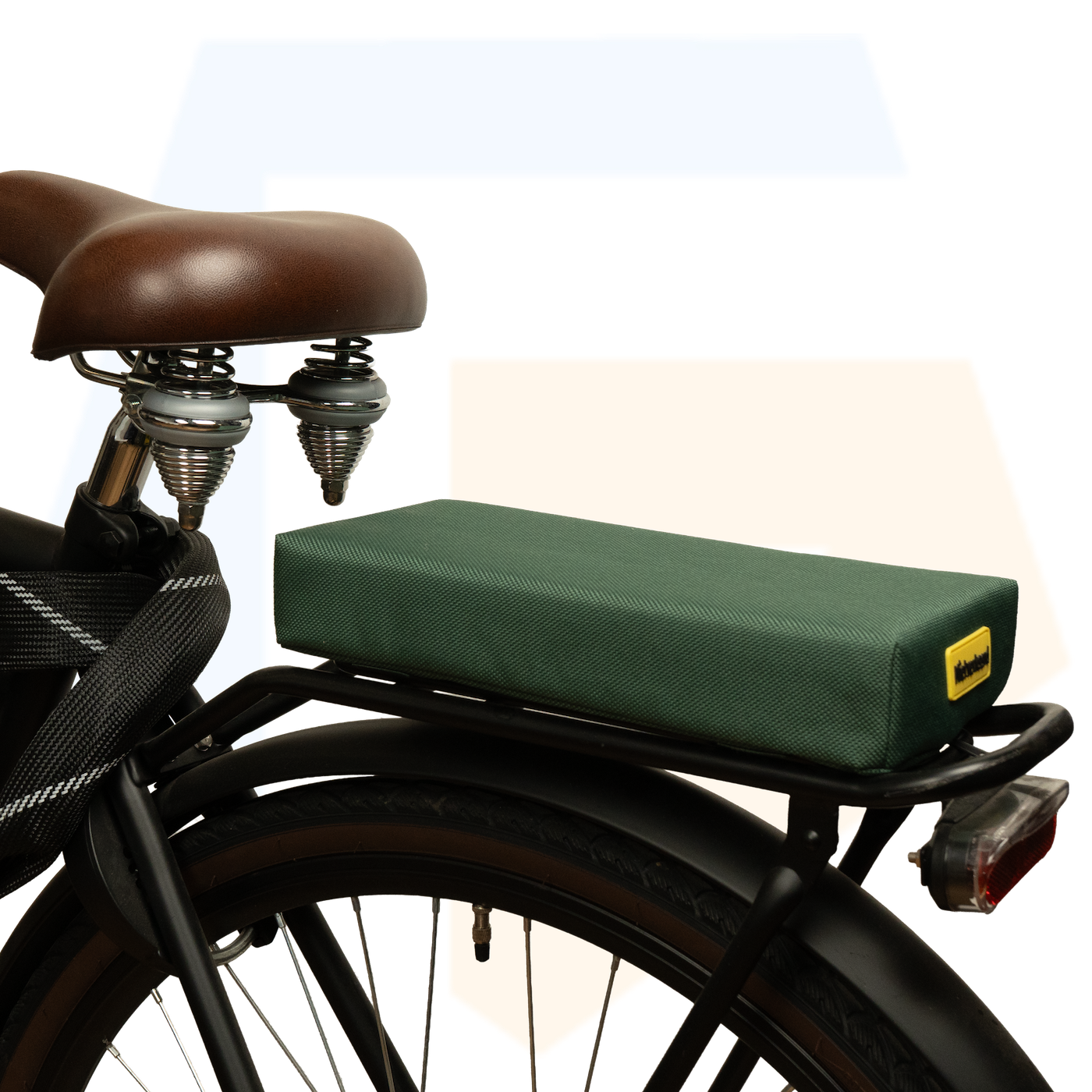 NietVerkeerd Bagagedragerkussen - Donkergroen