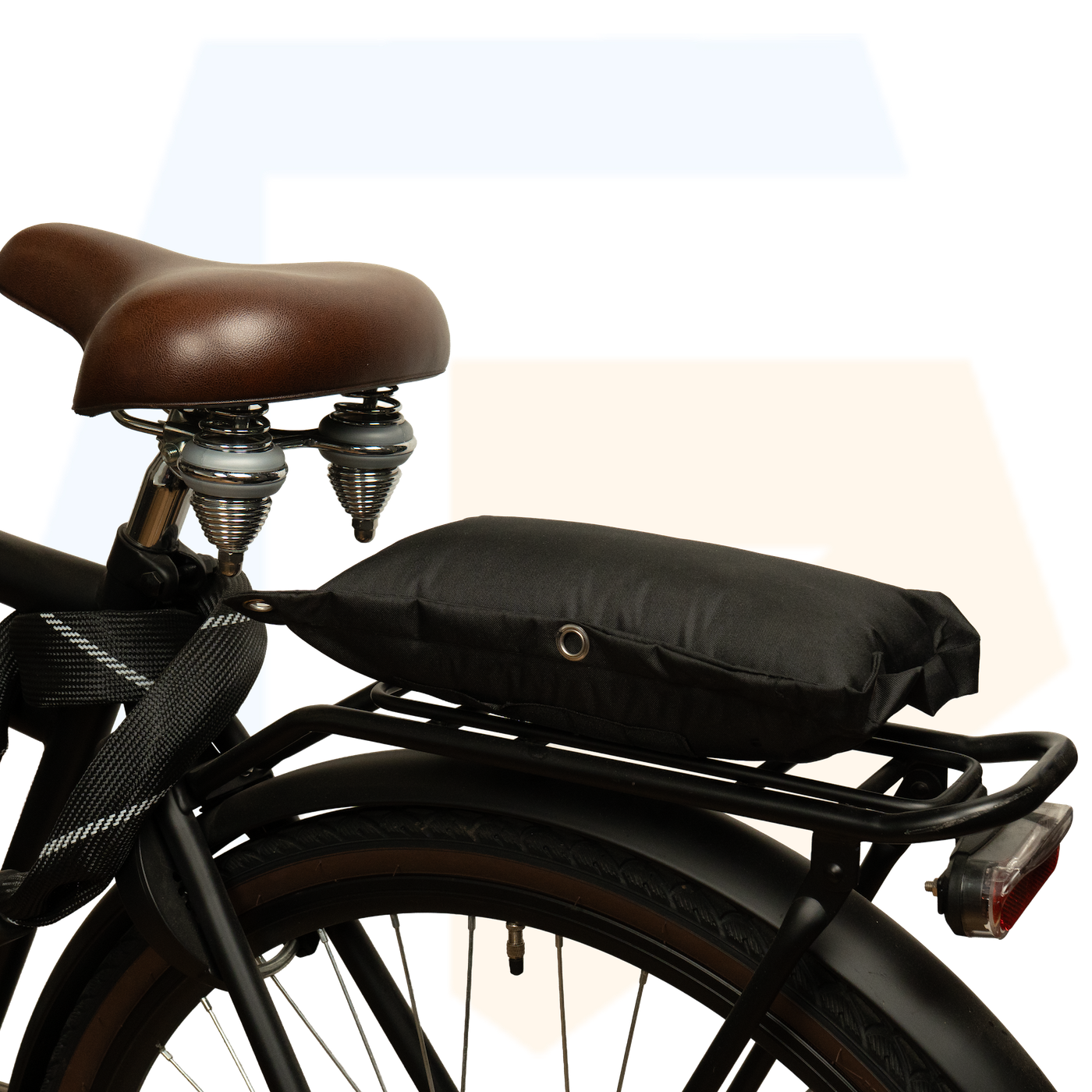 NietVerkeerd FAT Bagagedragerkussen - Zwart