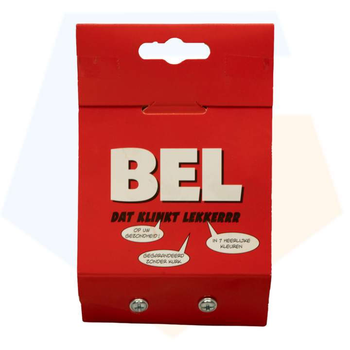 NietVerkeerd Fietsbel Ding-Dong - 80 MM - Zwart