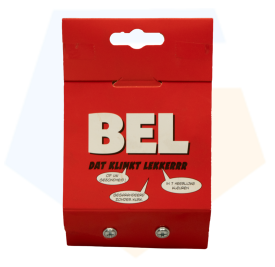 NietVerkeerd Fietsbel Ding-Dong - 80 MM - Zwart