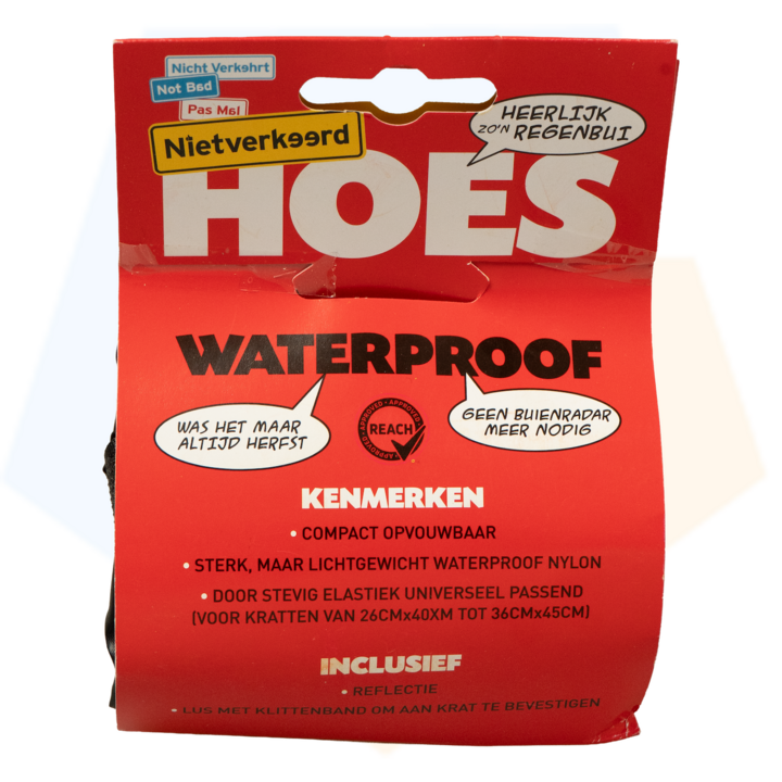 NietVerkeerd Universele Krathoes - Zwart - 42x33 CM