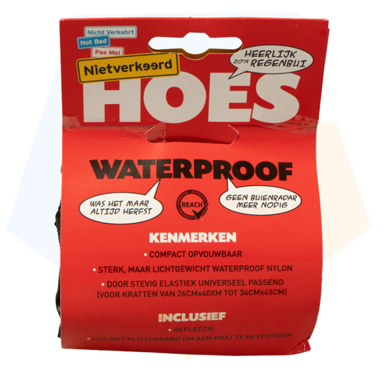 NietVerkeerd Universele Krathoes - Zwart - 42x33 CM