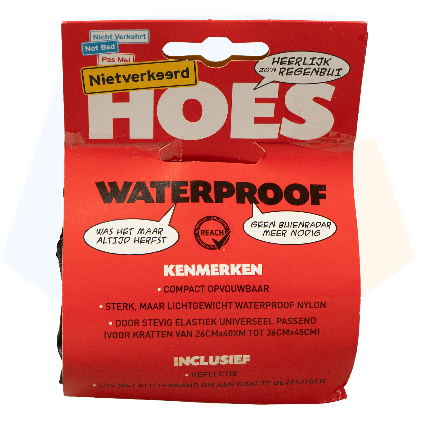 NietVerkeerd Universele Krathoes - Zwart - 42x33 CM