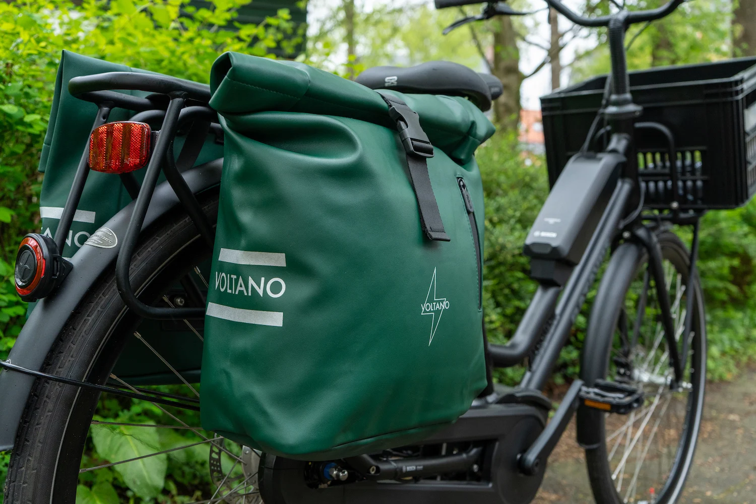 Voltano fietstas bevestigen