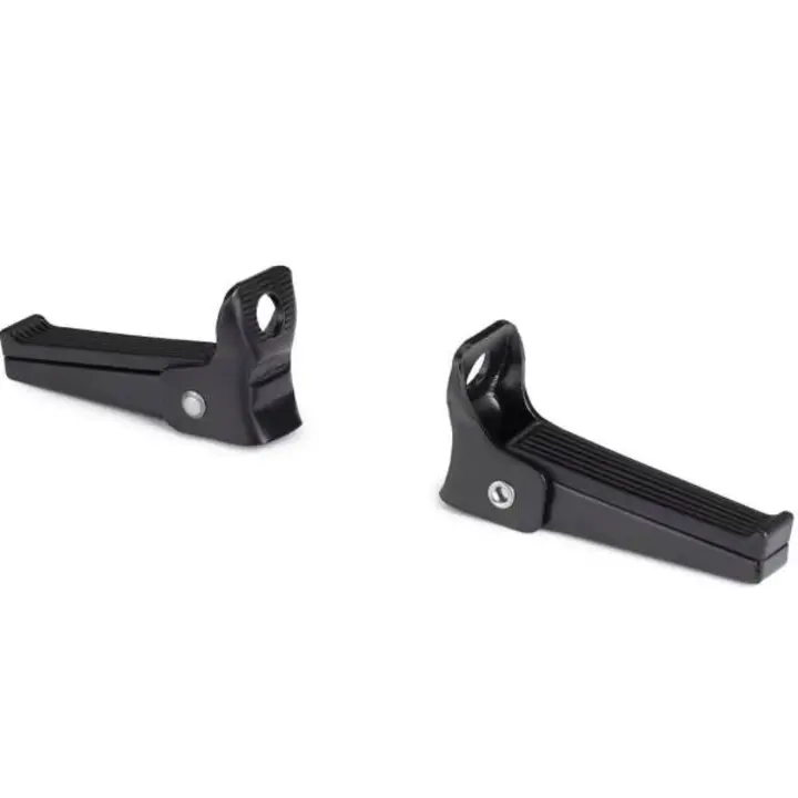 Bobike 1118 Voetsteunen - Opklapbaar - Montage op as -  Zwart