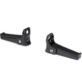 Bobike 1118 Voetsteunen - Opklapbaar - Montage op as -  Zwart