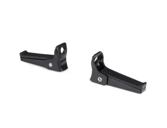 Bobike 1118 Voetsteunen - Opklapbaar - Montage op as -  Zwart