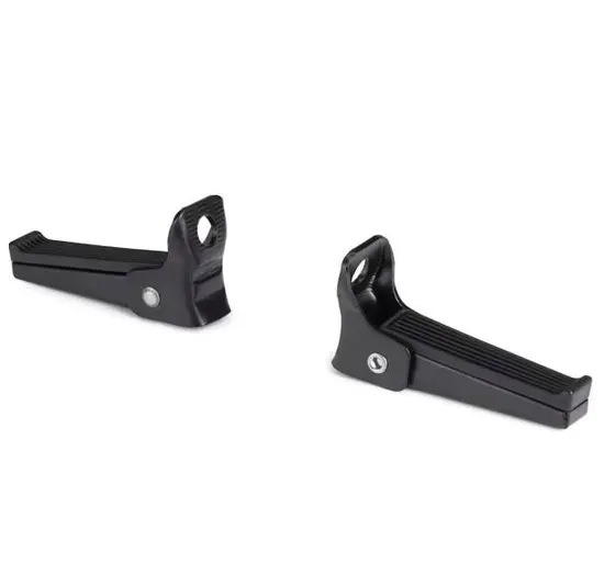 Bobike 1118 Voetsteunen - Opklapbaar - Montage op as -  Zwart