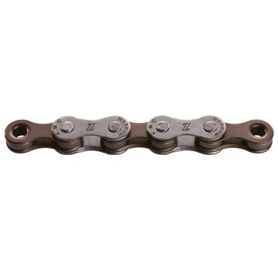 KMC Z7 Fietsketting  - 116 Schakels - Zilver / Bruin
