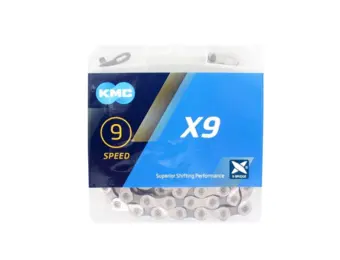 KMC X9 Fietsketting - MTB / Race - 9-Speed - Zilver