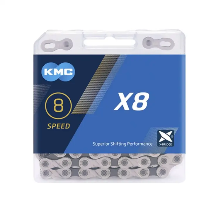 KMC X8 Fietsketting - 6/7/8-Speed - Zilver