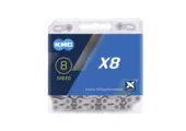 KMC X8 Fietsketting - 6/7/8-Speed - Zilver
