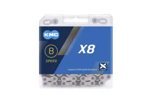 KMC X8 Fietsketting - 6/7/8-Speed - Zilver