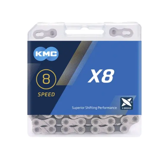 KMC X8 Fietsketting - 6/7/8-Speed - Zilver