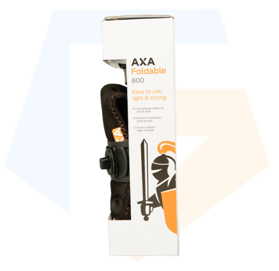 Axa Foldable 800 Vouwslot - 100 CM - Zwart